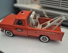 Tonka AA Wrecker Truck Pressed Steel Tow Truck Orange White