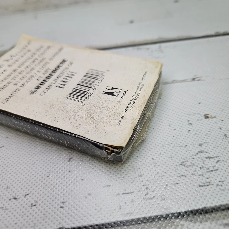 Chante Moore This Time Single 1995 Cassette Tape MCA Records 2 Songs Vintage New - Image 4 of 4