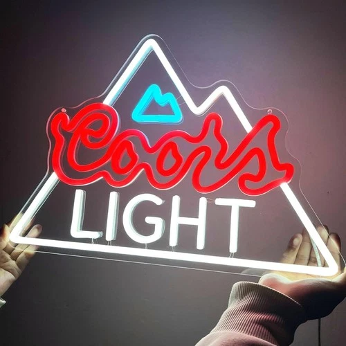LED Vintage Dimmable COORS LIGHT Neon Light Sign