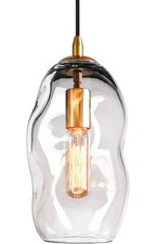 CASAMOTION Modern Pendant Lights Kitchen Island Large Gold Hanging Light Fixt...