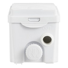 Macerator Pump, 350W,6000 L/h Flow, for Basement and Kitchen Wastewater Disposal