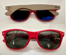 Custm RAY-BAN RB2132 Heres To The Crazy Ones The Misfits New Wayfarer Sunglasses
