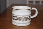 Vtg Franklin Toiletry Co Barbershop Old Fashioned Luxury Shaving Mug Ivory/Gold — photo 6