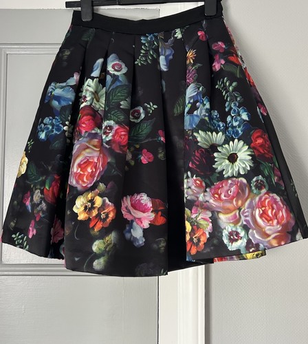 Ted Baker Flowtii Oil painting Skirt Size 2 /UK 10 - Picture 2 of 10