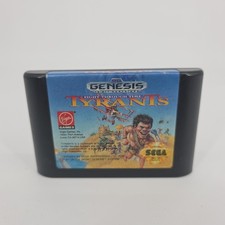 Sega Genesis Tyrants Fight Through Time Authentic Tested & Working Virgin 1993