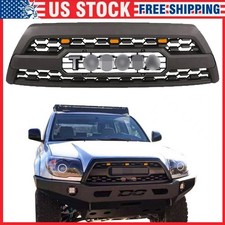 Front Bumper Grille For 4runner 2006 2007 2008 2009 Grill Matte Black Wled Lamp