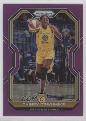 2021 Panini Prizm WNBA Purple Prizm 29/99 Chiney Ogwumike #55 0c6