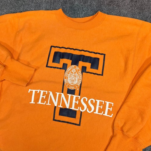 Vintage Tennessee Volunteers Champion Reverse Weave Sweatshirt mit Rundhalsausschnitt XL USA