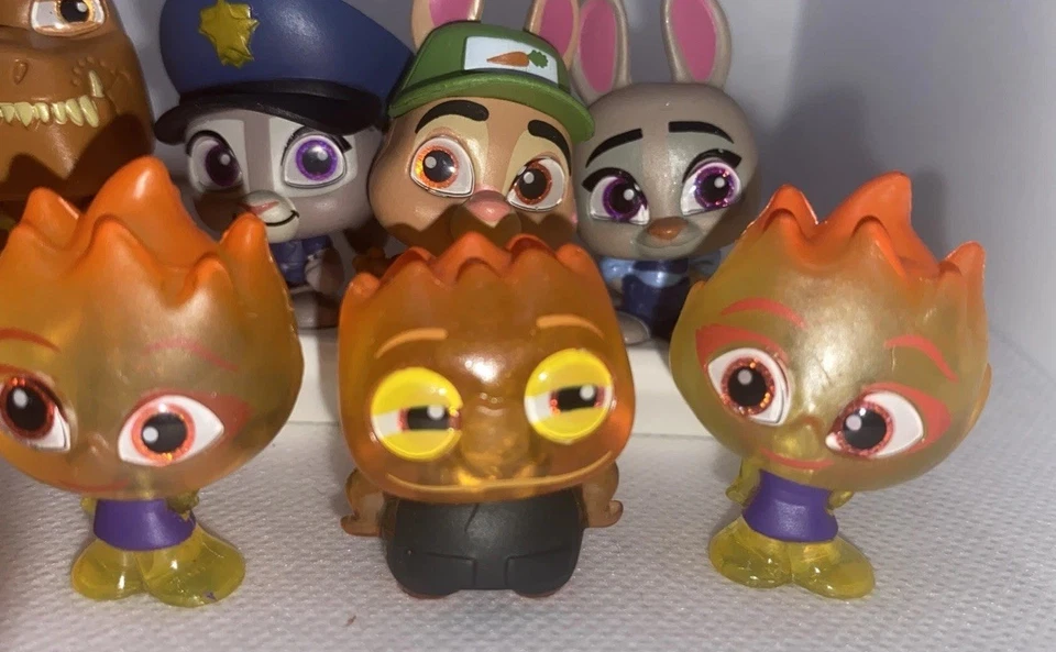 Disney Doorables Lot Of 12 Cars, Elemental, Zootopia, Cars Dalmations - Image 3 of 4