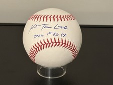 Konnor Griffin Pirates Signed base ball w FULL NAME 2024 1st Rd Pk Insc MLB Holo