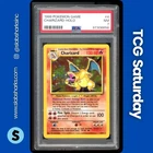 1999 POKEMON BASE SET UNLIMITED #4/102 CHARIZARD HOLO RARE PSA 7