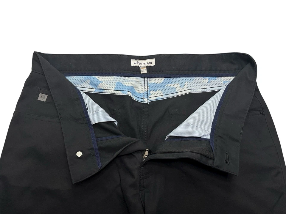 Pantalón para hombre Peter Millar Performance 5 bolsillos Core talla 33 x 30 negro ME0EB66FB Foto 4 de 4