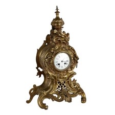 Orologio da Appoggio Antico in Bronzo Dorato Francia XIX Secolo