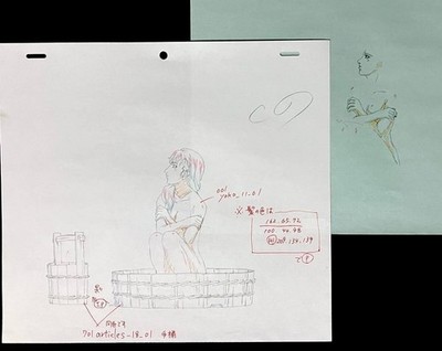 The Twelve Kingdoms : Youko Nakajima animation genga 2 pc 12 Kingdoms Anime