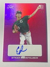 ETHAN SCHIEFELBEIN 2023 Leaf PG National Showcase Just Gems PINK AUTO 4/6 (H3)