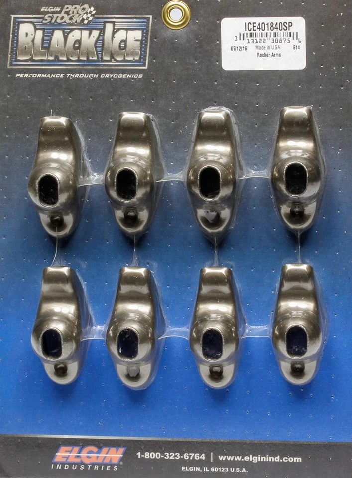 Elgin ICE401840SP, Set of 8 Natural Steel Sbc Rocker Arms (8Pk) 1.6 Ratio 7/16 S - Image 3 of 4