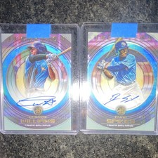 Bowman MLB Inception Tampa Bay Rays Autograph Cards Williams /250 Spikes /399