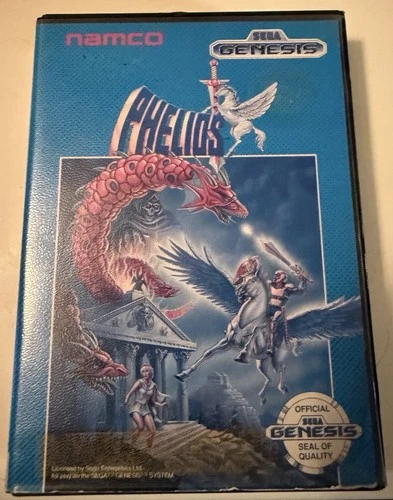 Phelios (Sega Genesis, Vintage Video Games) COMPLETE