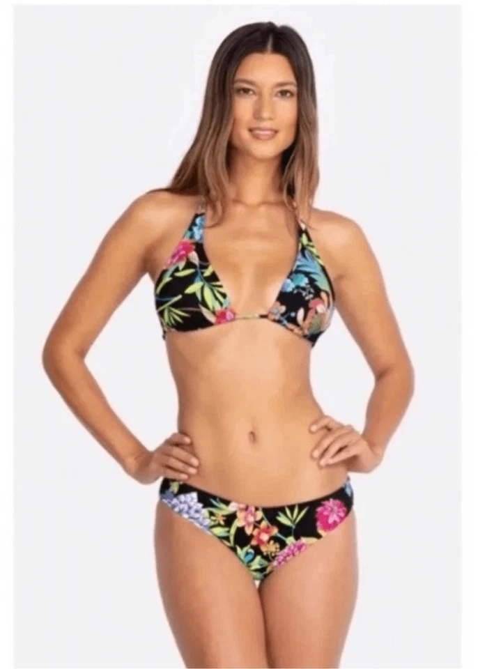 Conjunto de bikini Johnny Was Dreamer Hipster negro para mujer talla XS/S NUNCA USADO Foto 2 de 4