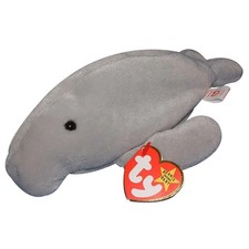 Ty Beanie Baby Manny - MWMT Manatee 1995 -  SP 
