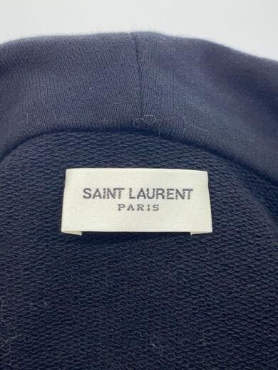 SAINT LAURENT PARIS｜HOOD/ZIP-UP (677259 YB2PG 1000) Saint Laurent Black Logo Print Hoodie – Zoo Fashions