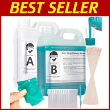 Fast Curing Silicone Mold Making Kit, 1:1 Mix Ratio