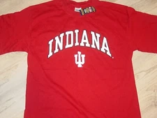 IU INDIANA Univ HOOSIERS  Basketball  Heavyweight  T-Shirt NEW / TAG  ... MEDIUM