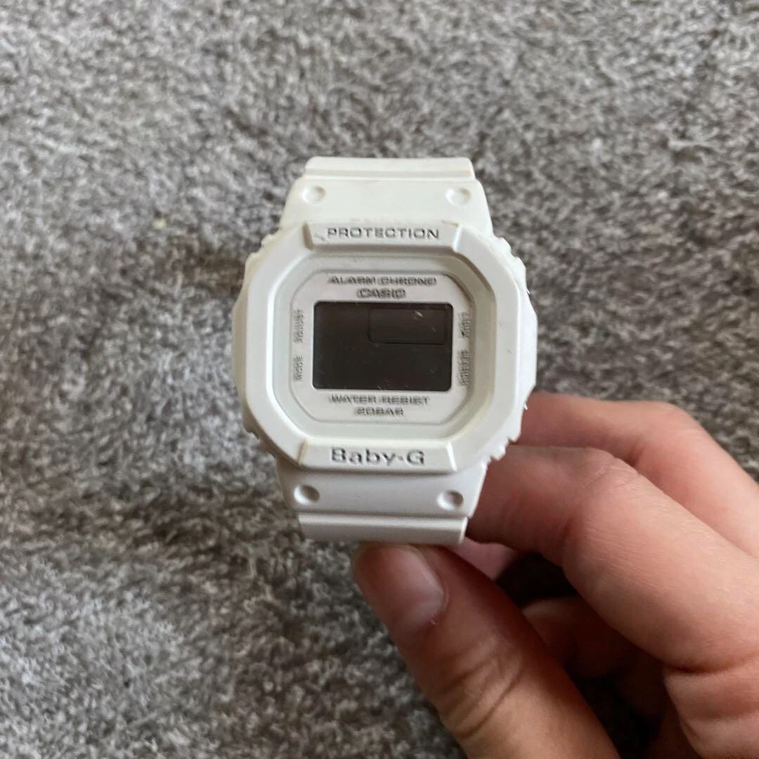 Used Casio G SHOCK Baby G brand White color Men s Wristwatch Japan 041