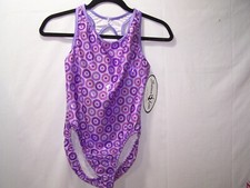 Satara Leos Gymnastics Leotard Adult Size Medium Purple Pink New