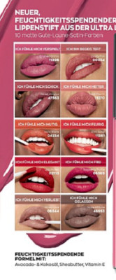 Avon Ultra Colour Feuchtigkeitsspendende Lippenfarbe Farbe Honey Love 7ml Top 
