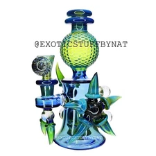Luxury and Exotic Glass Bong in BOX Water Pipe Style 3