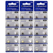 30-pieces BlueDot Trading AG4 SR626SW 626 377 LR626 SR626 626A Watch Battery USA