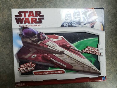 Hasbro Star Wars Clone Wars Obi-Wan Kenobi's Delta Starfighter 2008 6e