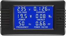 AC 260V 100A LCD Current Voltage Power Energy Frequency Power Factor Multimeter 
