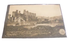 Conway Castle vintage Postcard