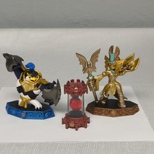 Skylanders King Pen Golden Queen Reactor de Fuego Cristal Lote de 3 Figuras