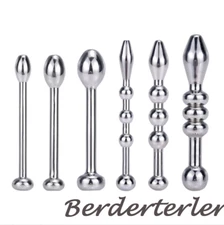 Male Penis Inserts Chastity Sex Toys Stainless Steel Sound Dilators Penis Plug