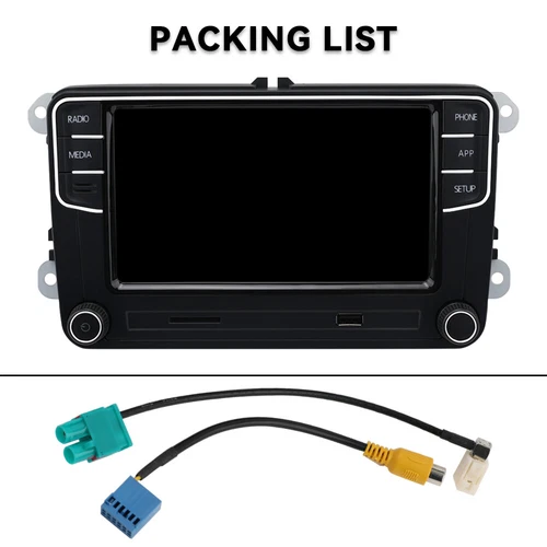 7" NONAME RCD330 RCD780 RCD360PRO 3 Plus 187B Android Auto Carplay Für VW Radio - Bild 2 von 19