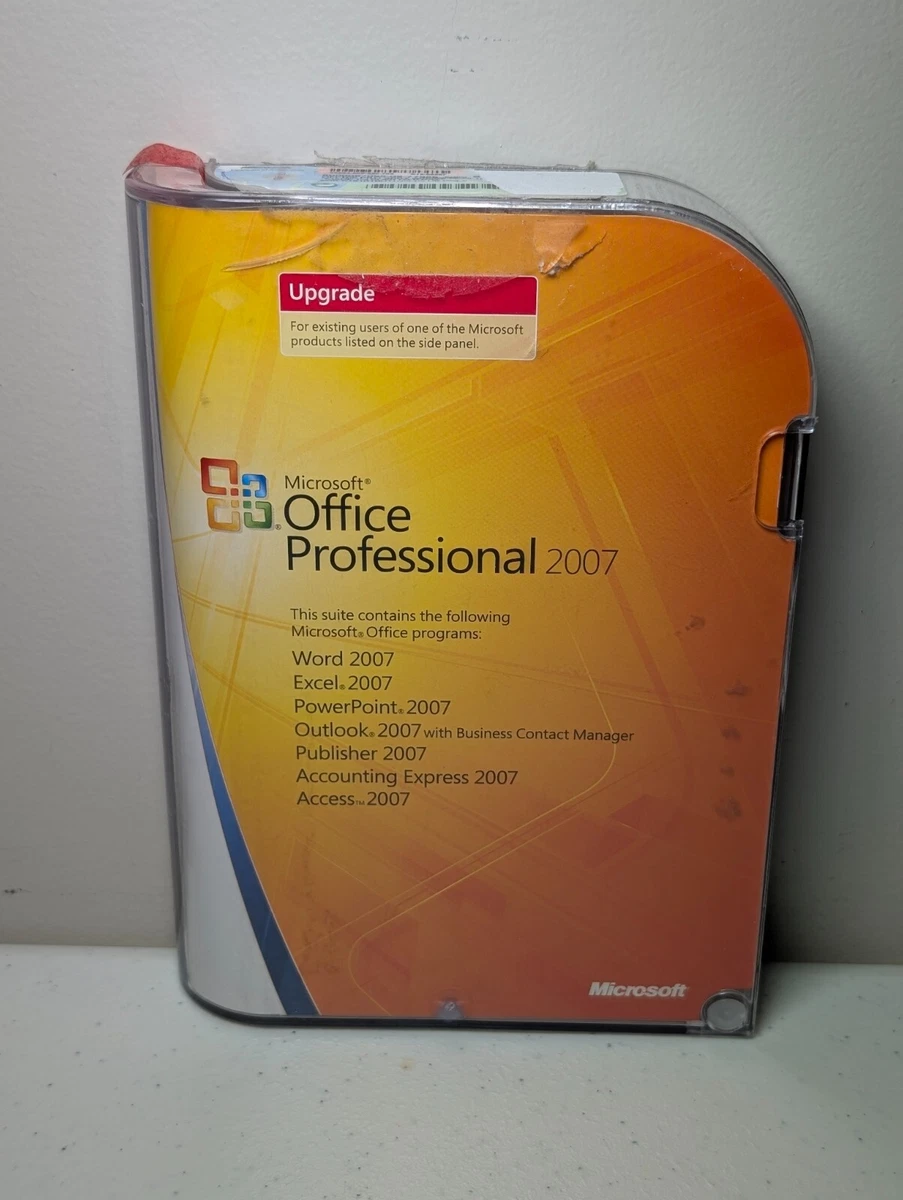 Microsoft Office 2007 Professional for sale | eBay