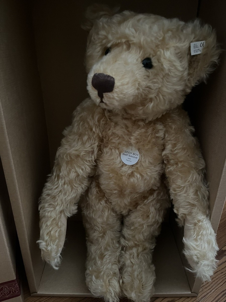 ぬいぐるみ Steiff Teddy Boy 1905 Replica 1998 Steiff Teddy boy 1905 replica 50cm limited edition 1998 | eBay UK