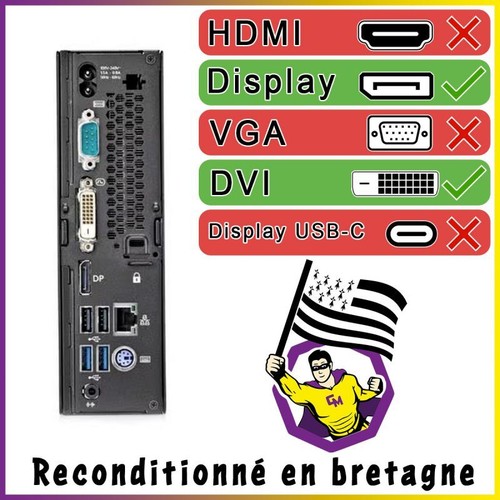 PC Fujitsu Esprimo Q556 Mini Intel I5-6500T RAM 8Go HDD 500Go W10 Wifi - Bild 8 von 8