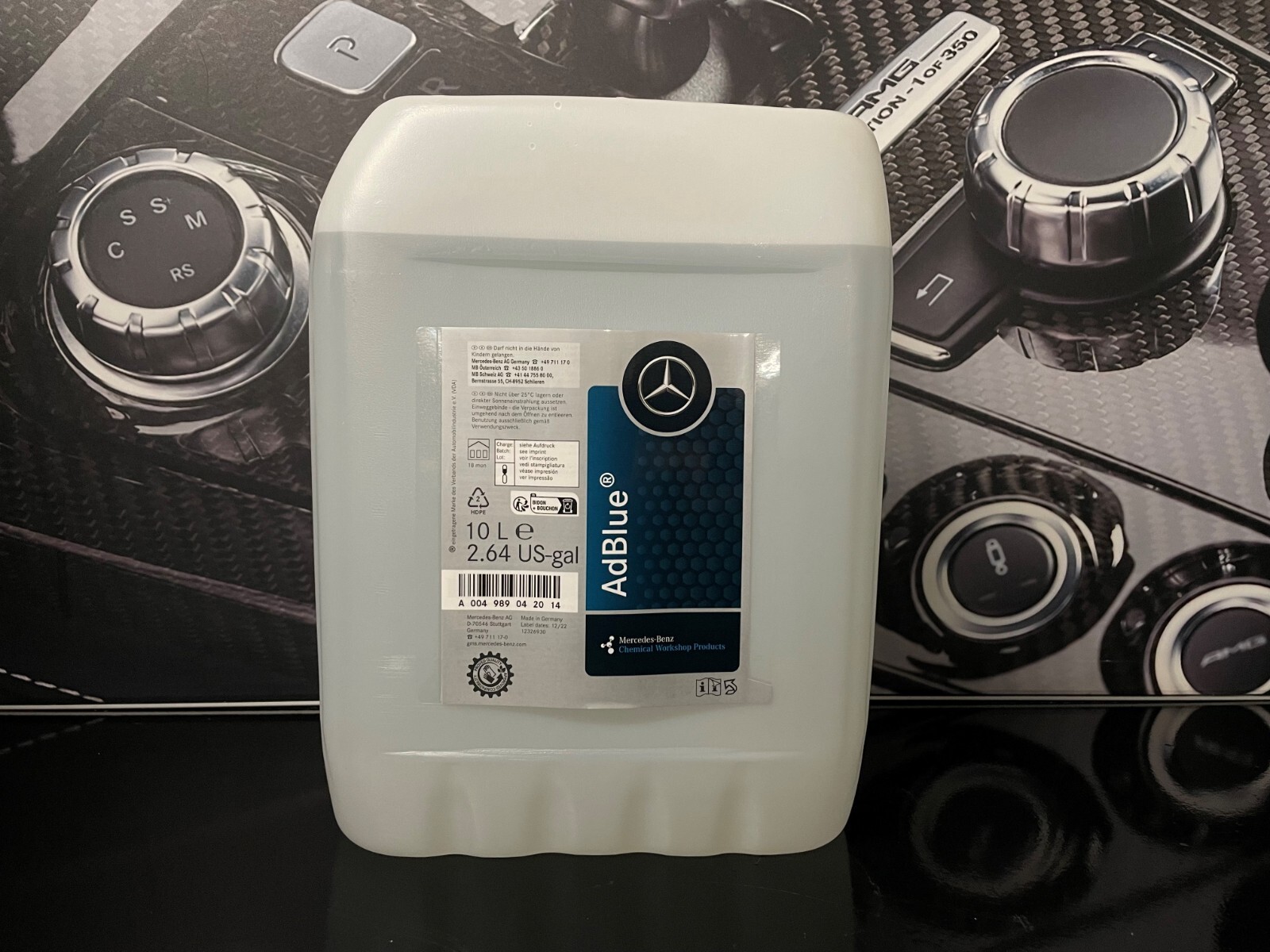 Mercedes ADBLUE 10 LITRE Bottle Exhaust Emissions GENUINE NEW ...