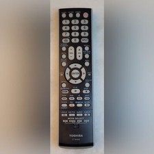 Genuine Toshiba CT 90302 Remote Control TV DVD VCR Tested Works