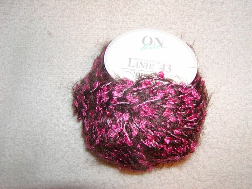 2 Skeins On Line Linie 43 Punta # 37 - DARK ROUGE -178 yards - Picture 4 of 4