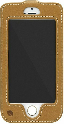 NEW Incase Leather Fitted Sleeve TAN/BROWN ES89059 for Apple iPhone 5s/5c/5 - Picture 3 of 5