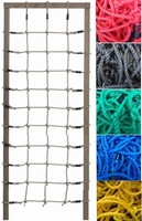 Kletternetz H:2,50M X B:1,0M Rot Outdoor SpielturmzubehöR KlettergerüSt