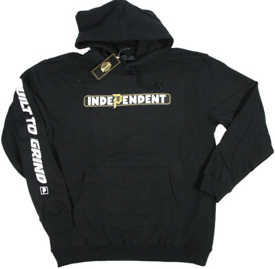 PRIMITIVE x Independent Bar Hoodie- L- NEW- $80 black Skateboard sweatshirt  | eBay