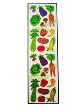 HAMBLY STUDIOS PRISMATIC VEGGIES VEGETABLES FOOD 1 SHEET COLLECTABLE RARE 