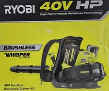 Ryobi 40V HP Brushless Backpack 730 CFM Whisper Series Blower RY404170 TOOL ONLY