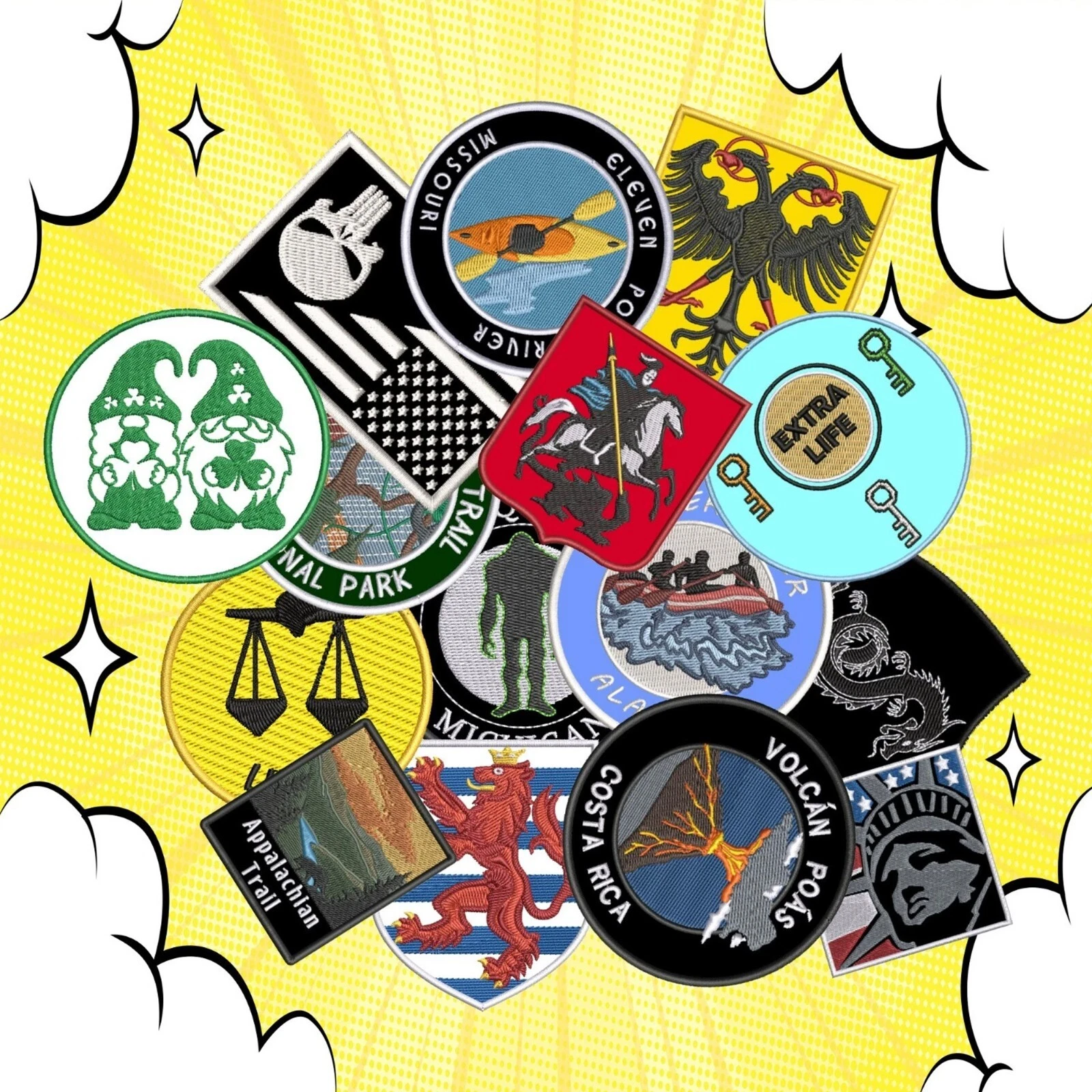 Iron-On Sew-On Patch